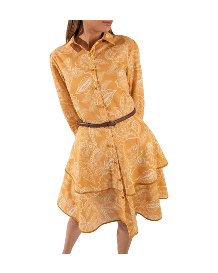 Purotatto - Yellow Print Dress