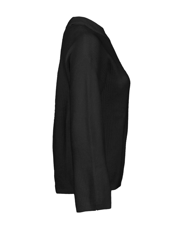 Rails - Alexi Black Neck Slit Pullover