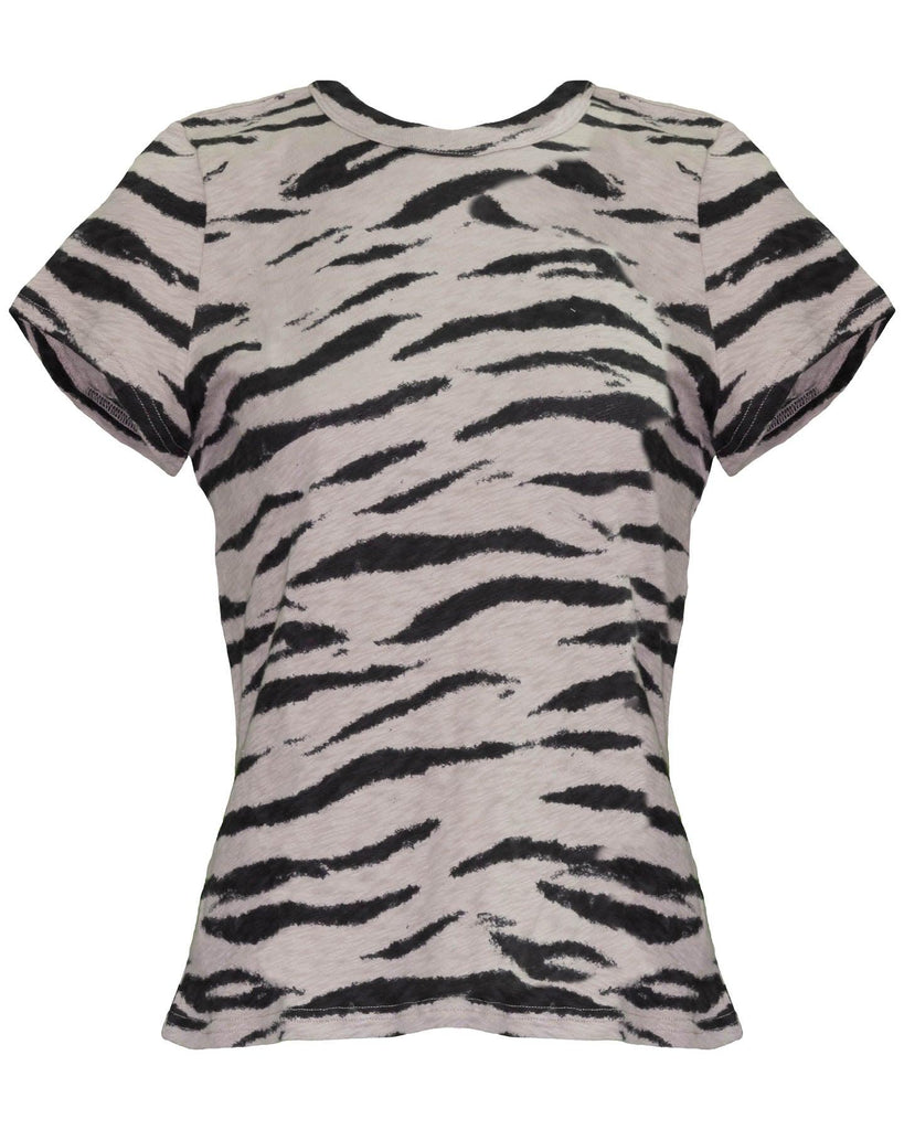Rails - Beige Watercolor Tiger T-Shirt