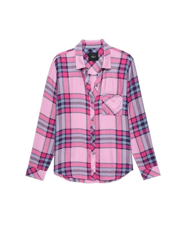 Rails - Hunter Navy Sea Magenta Plaid Shirt