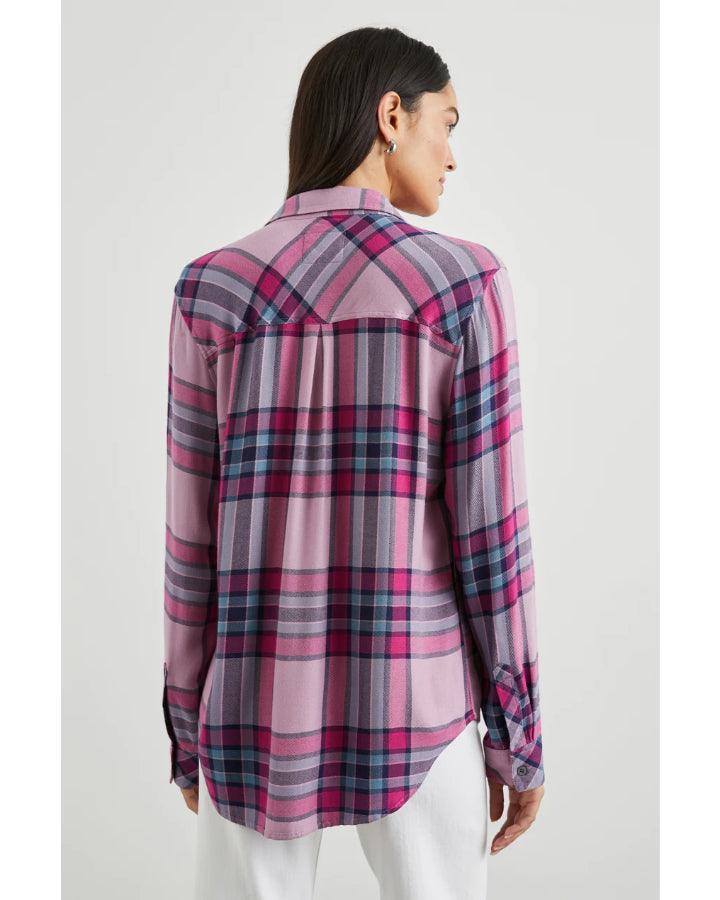 Rails - Hunter Navy Sea Magenta Plaid Shirt