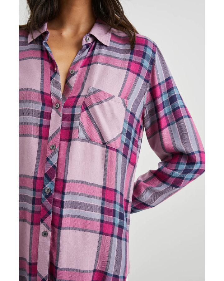 Rails - Hunter Navy Sea Magenta Plaid Shirt