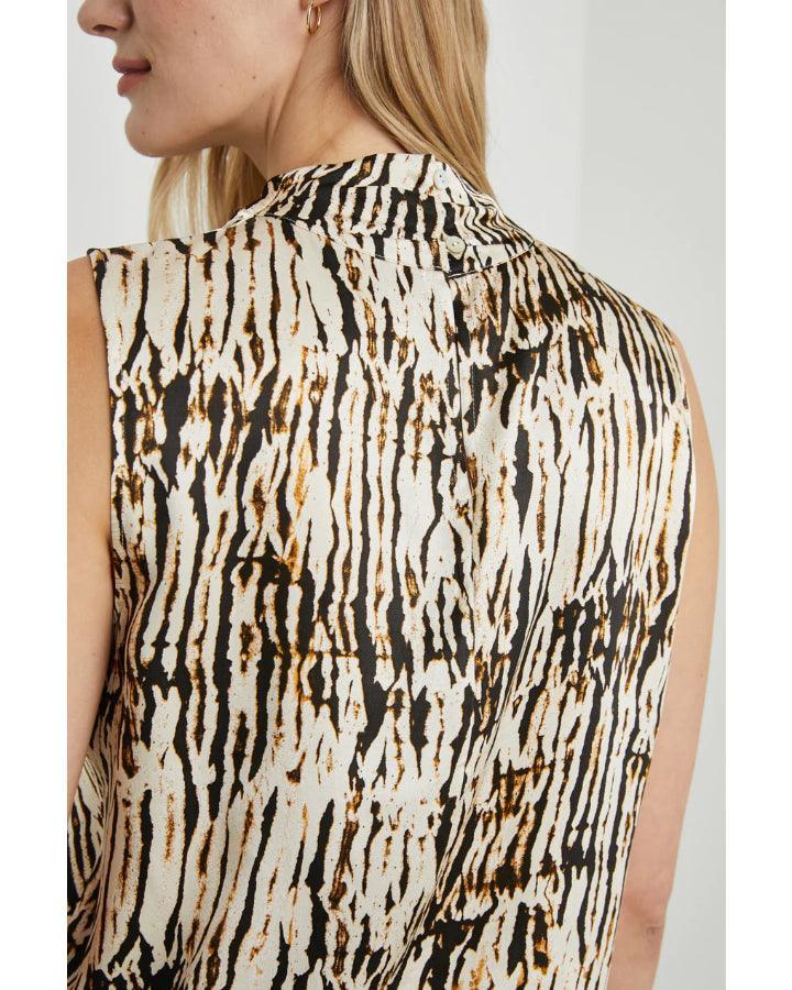 Rails - Kaleen Ikat Satin Crepe Tank Top