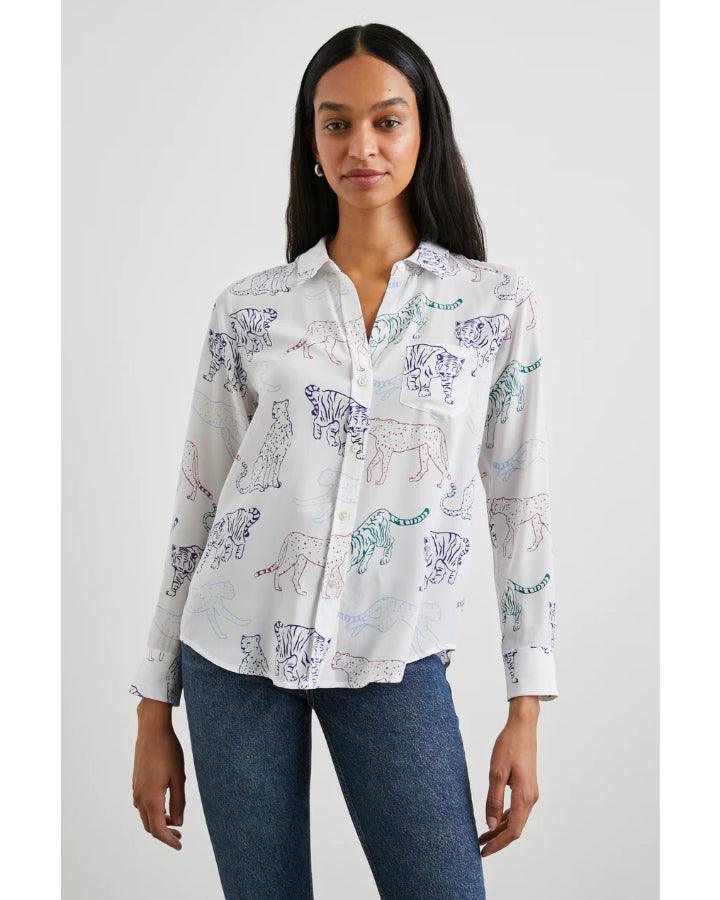 Rails - Kate Jewel Wildcats Silk Shirt