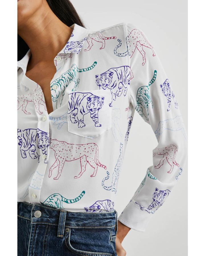 Rails - Kate Jewel Wildcats Silk Shirt