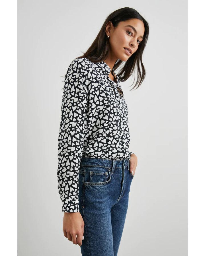 Rails - Kathryn Heart Print Blouse