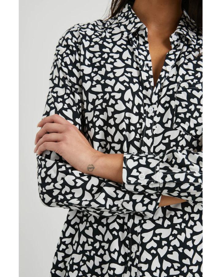 Rails - Kathryn Heart Print Blouse