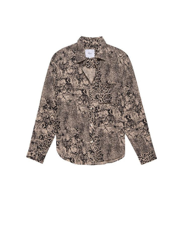 Rails - Rails Josephine Taupe Mixed Animals Print Shirt