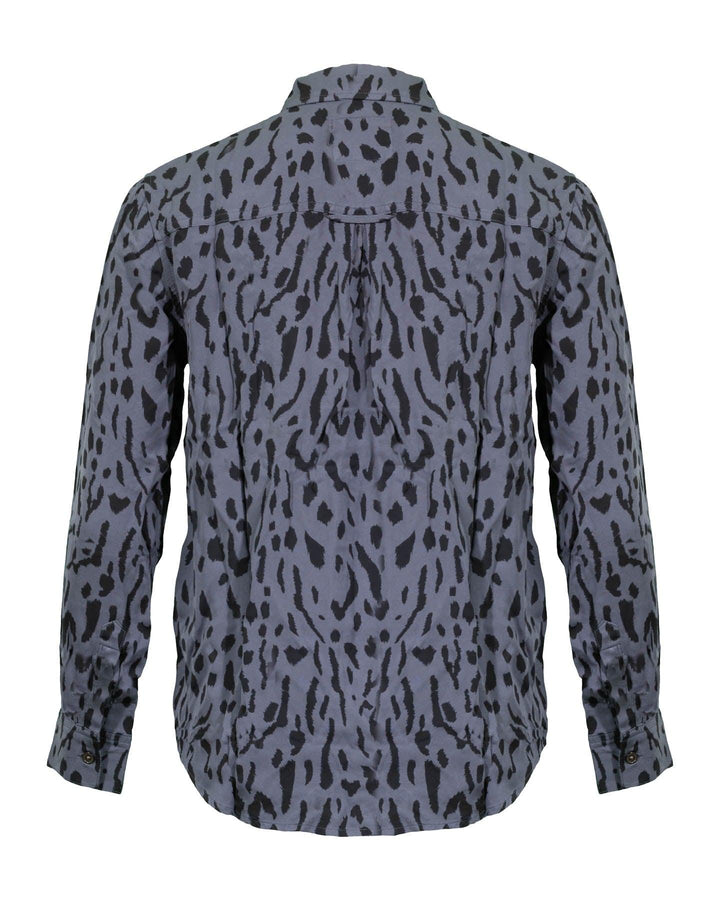 Rails - Rocsi Cheetah Shirt Charcoal