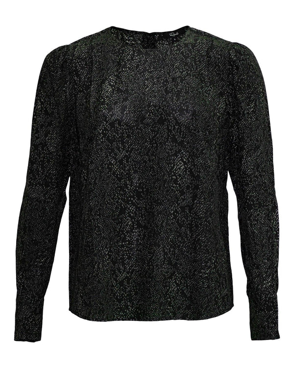 Rails - Roslyn Python Print Blouse