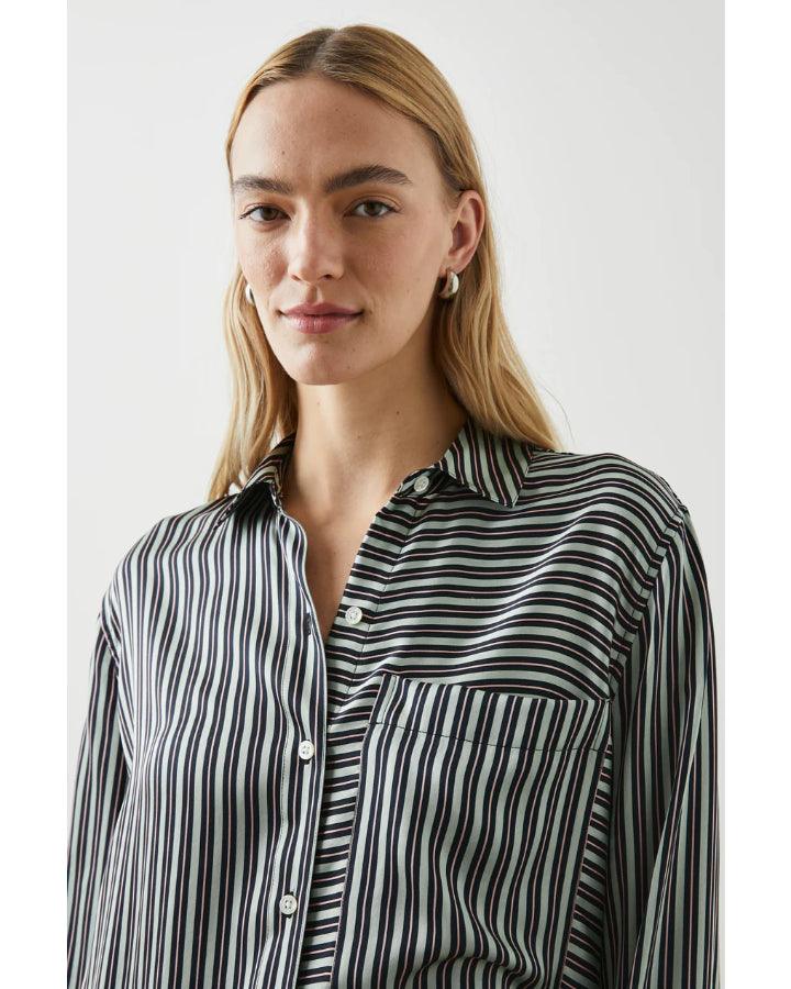 Rails - Spencer Aspen Stripe Silk Shirt