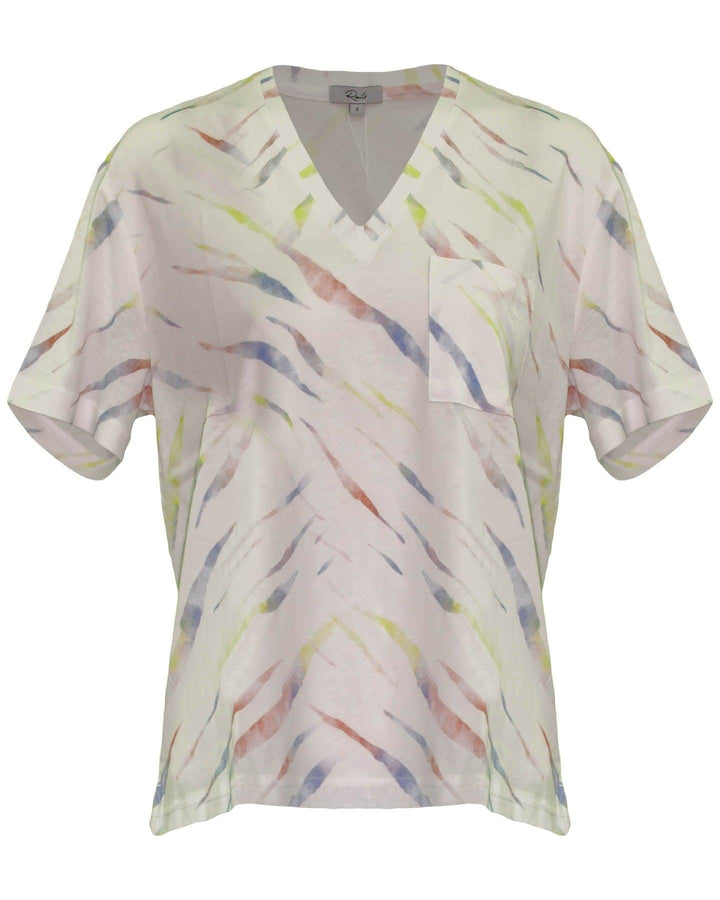 Rails - White Rainbow Tiger T-Shirt
