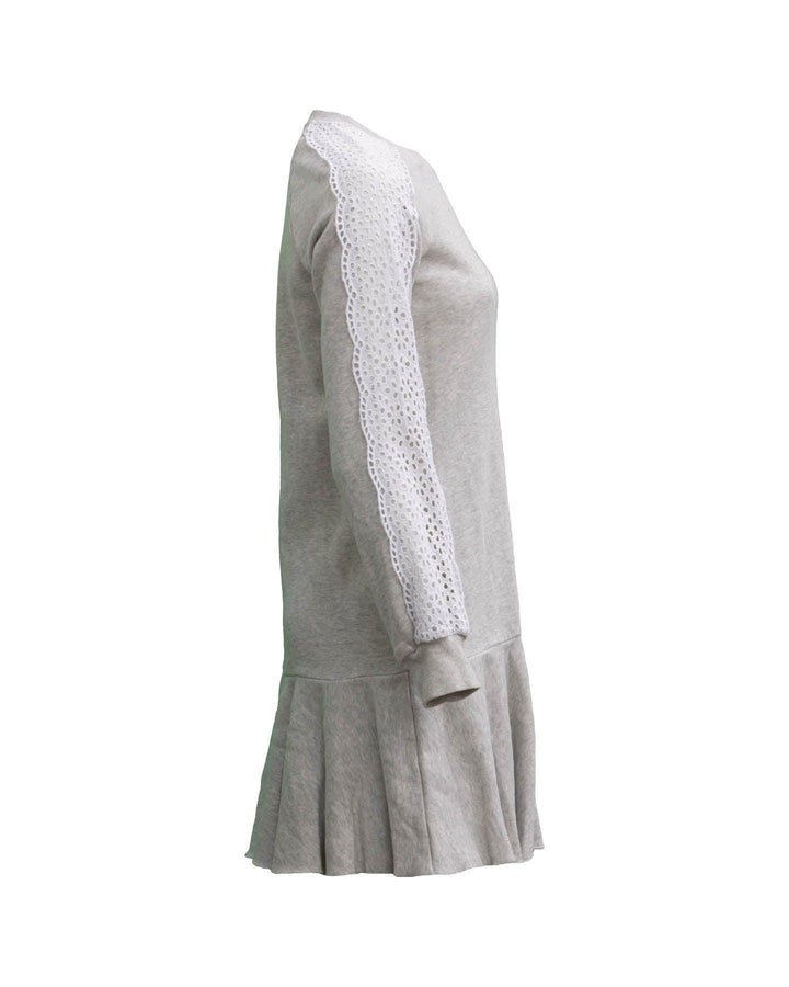 Rebecca Taylor - Eyelet Lace Fleece Dress