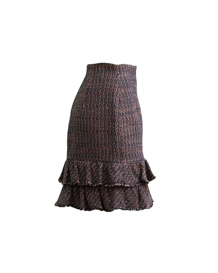 Rebecca Taylor - Tweed Ruffle Skirt