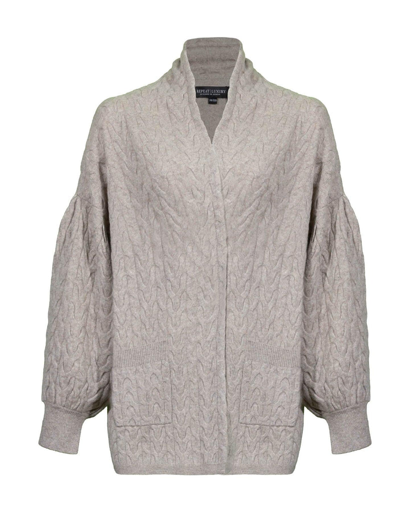 Repeat - Cashmere Cable Cardigan