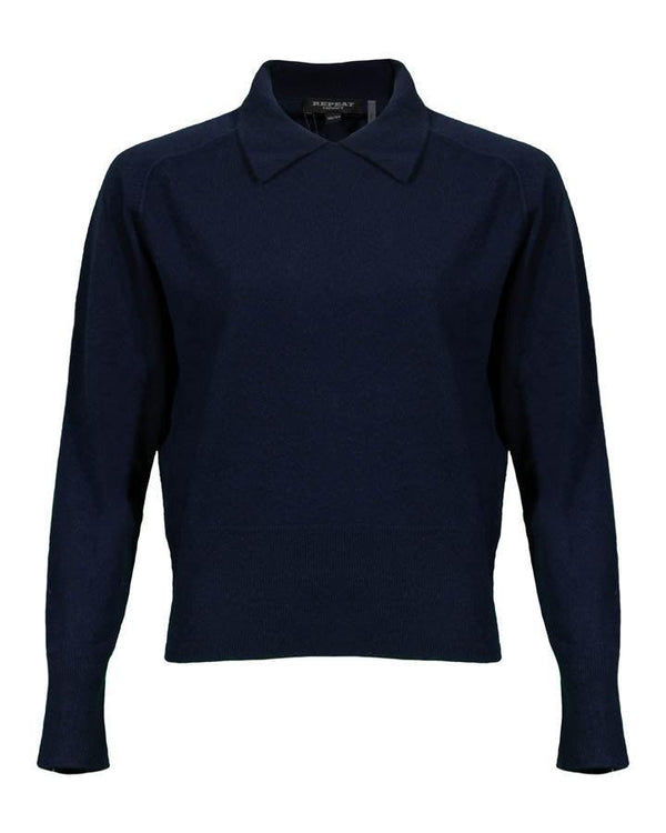 Repeat - Cashmere Point Collar Pullover