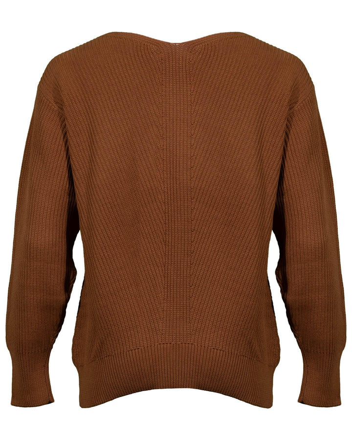 Repeat - Cotton Rib Knit Sweater Copper