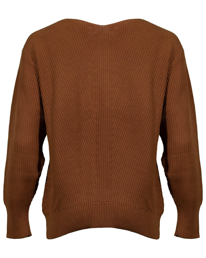 Repeat - Cotton Rib Knit Sweater Copper