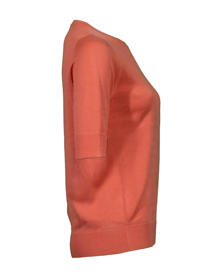Repeat - Knit Crew Neck Top Sunset