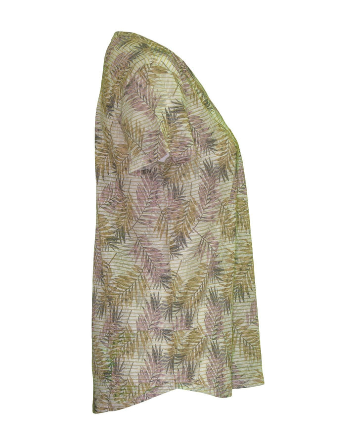 Repeat - Leaf Print T-Shirt