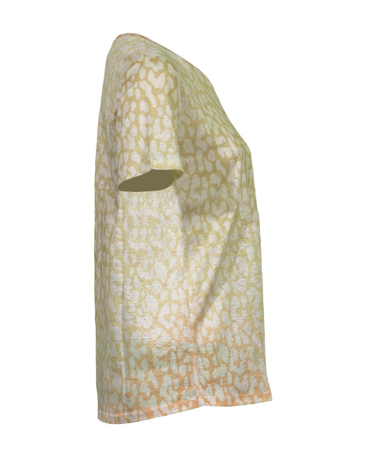 Repeat - Ombre Print Linen T-Shirt
