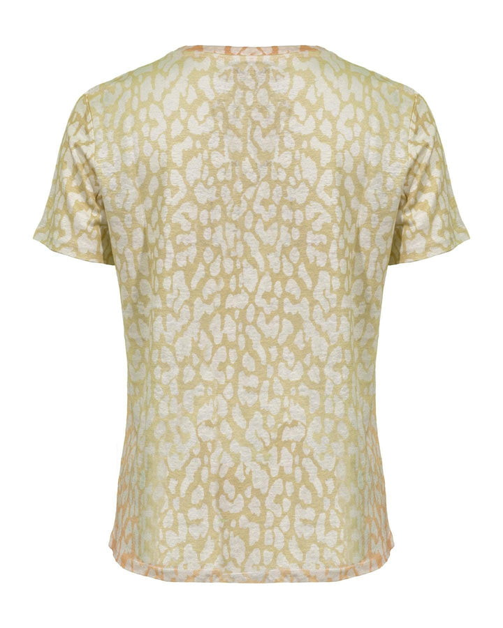 Repeat - Ombre Print Linen T-Shirt
