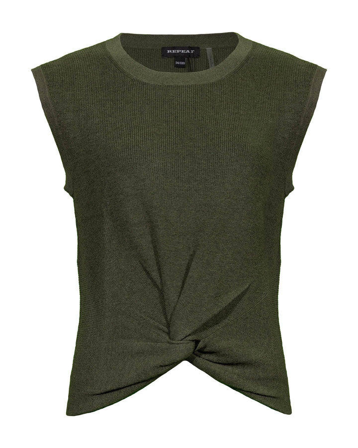Repeat - Twist Hem Tank Top
