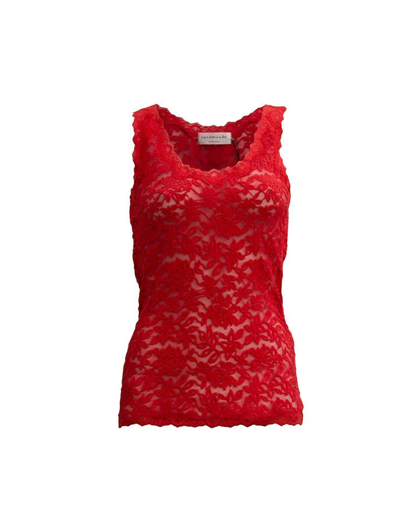 Rosemunde - Lace Camisole in Strawberry