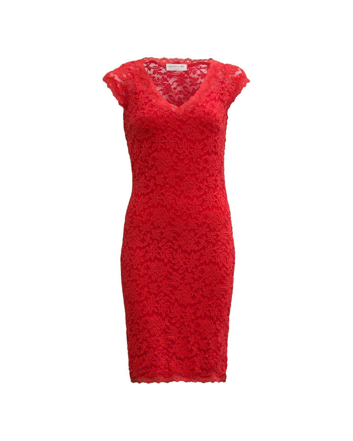 Lace Cap Sleeve Dress Strawberry BLU'S Lace Cap Sleeve Dress Strawberry BLU'S