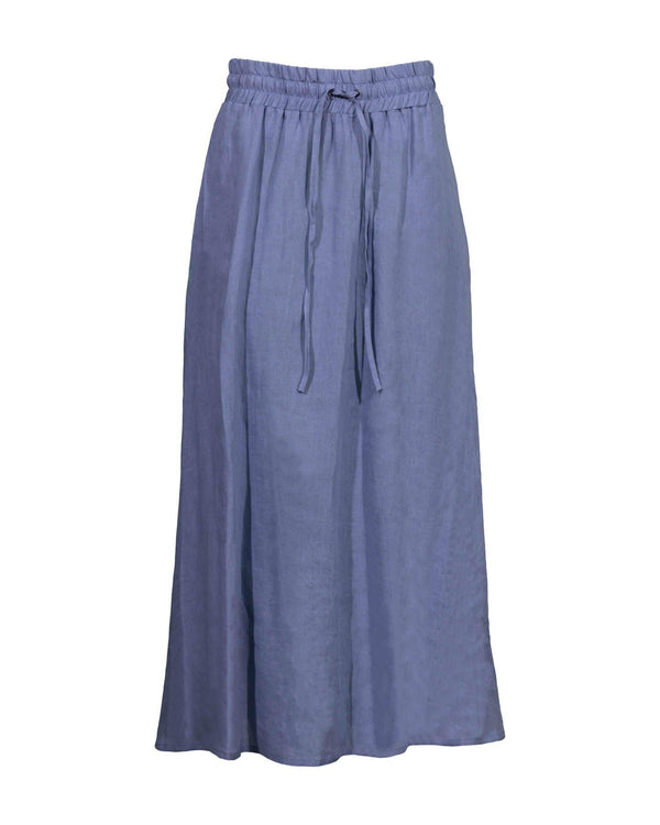 Sarah Pacini - Flared Linen Long Skirt