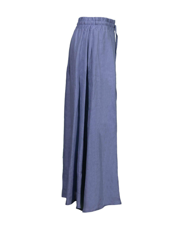 Sarah Pacini - Flared Linen Long Skirt