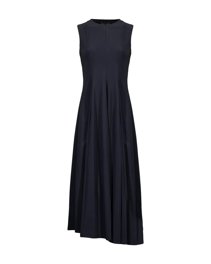 Sarah Pacini - Flared Sleeveless Maxi Dress