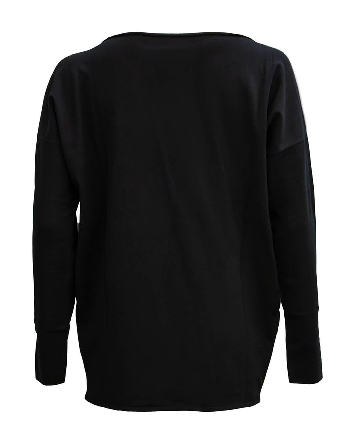 Sarah Pacini - Graphic Striking Contrast Sweater