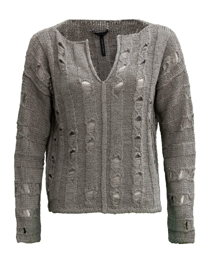 Sarah Pacini - Melange Long Sleeve Pullover