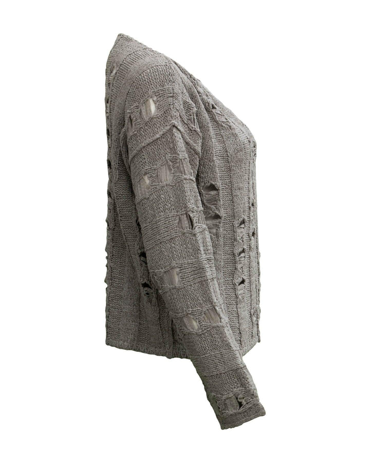 Sarah Pacini - Melange Long Sleeve Pullover