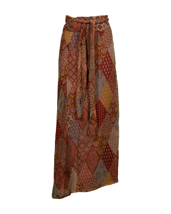 Sarah Pacini - Patchwork Wrap Skirt