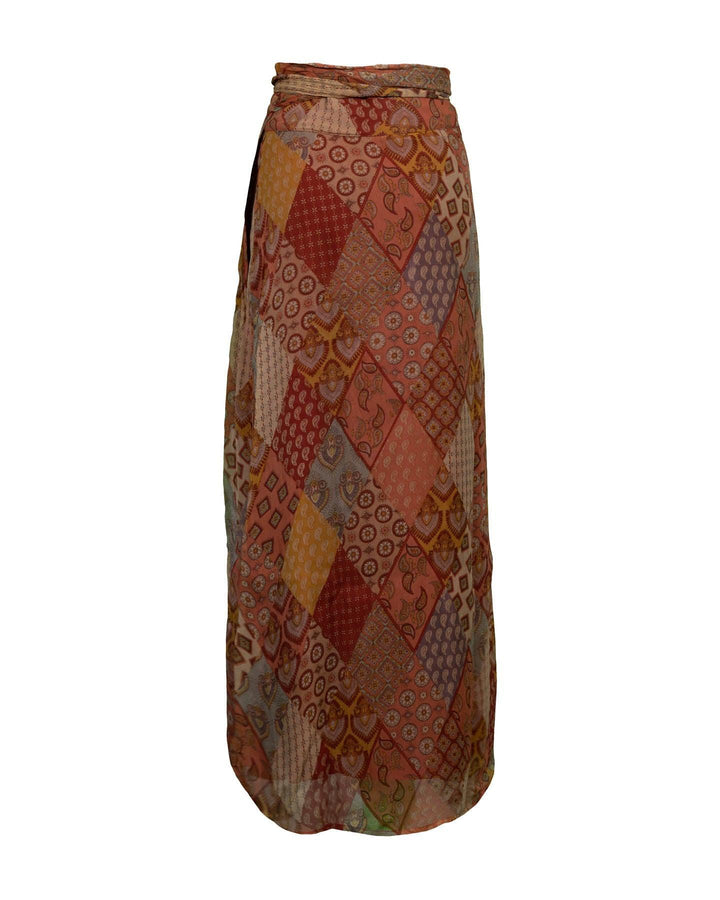 Sarah Pacini - Patchwork Wrap Skirt