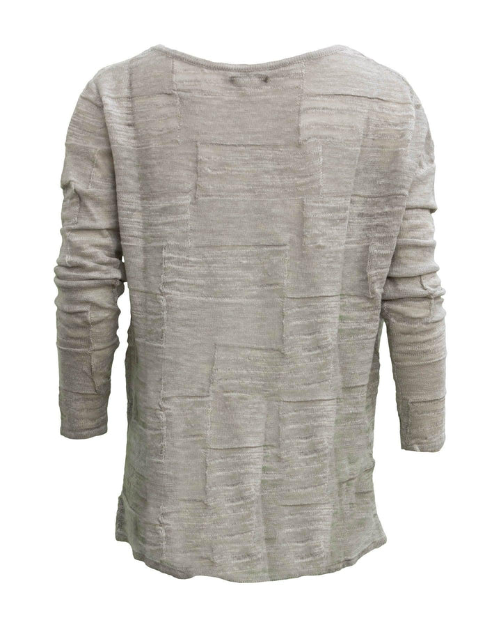 Sarah Pacini - Ribbed Linen Sweater