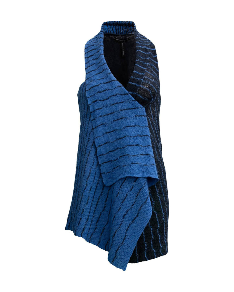 Sarah Pacini - Two-Tone Knit Vest