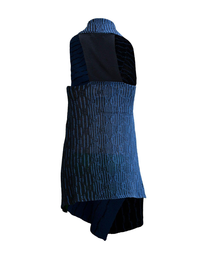 Sarah Pacini - Two-Tone Knit Vest