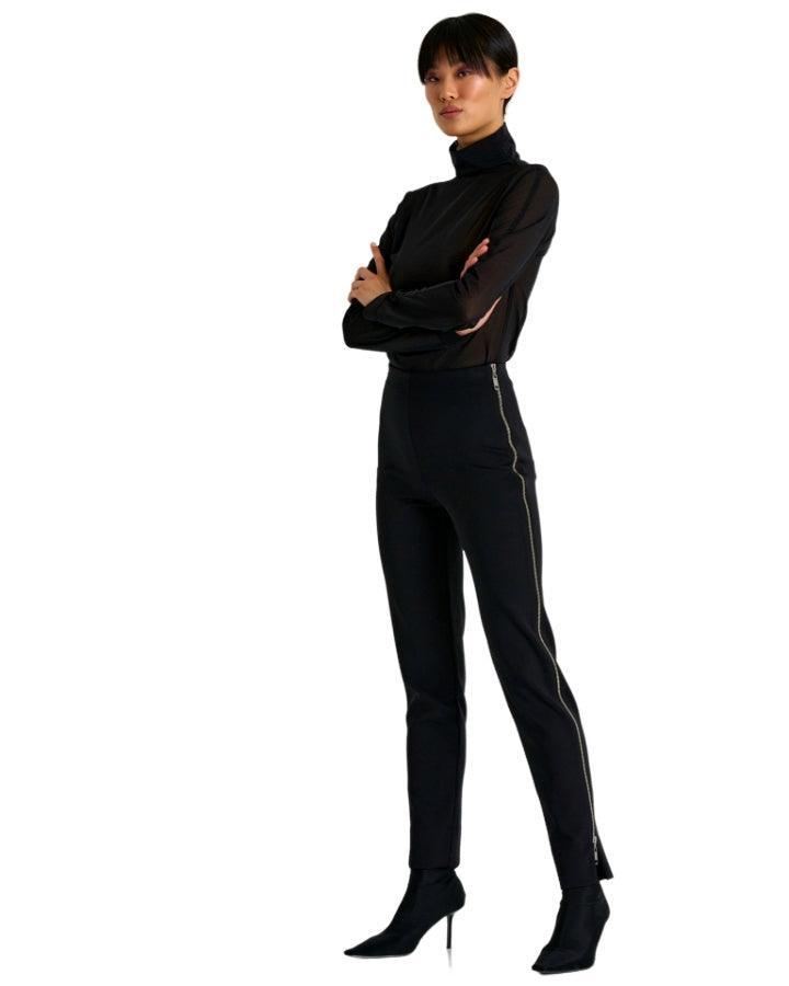 Shan - Sofia 3D Jersey Zipper Pant