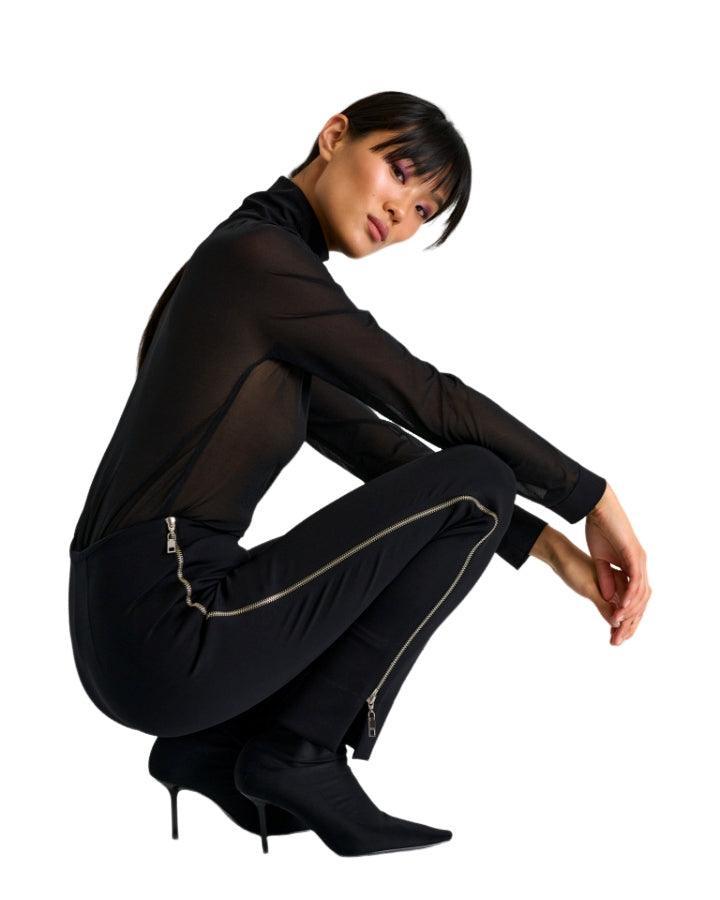 Shan - Sofia 3D Jersey Zipper Pant