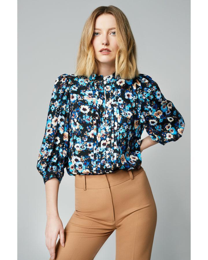 Smythe - Frontier Blue Floral Blouse