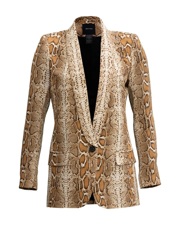 Smythe - Long Shawl Blazer- Desert Snake