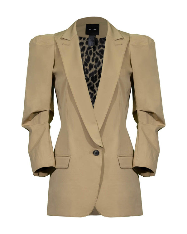 Smythe - Scrunch Sleeve Longline Blazer