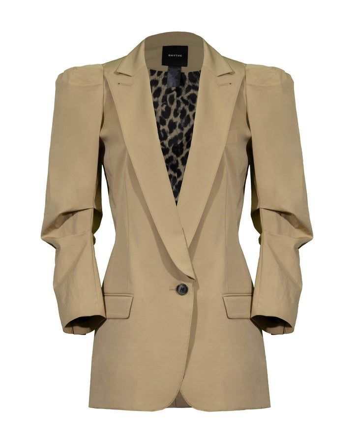 Smythe - Scrunch Sleeve Longline Blazer
