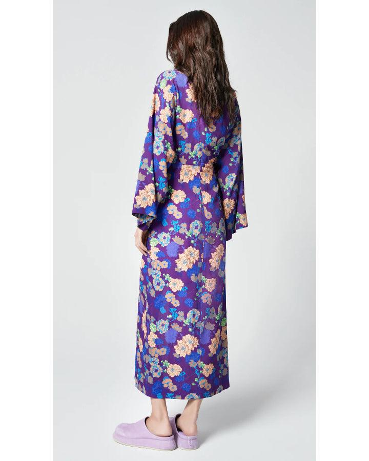 Smythe - Smythe Violet Floral Twist Dress