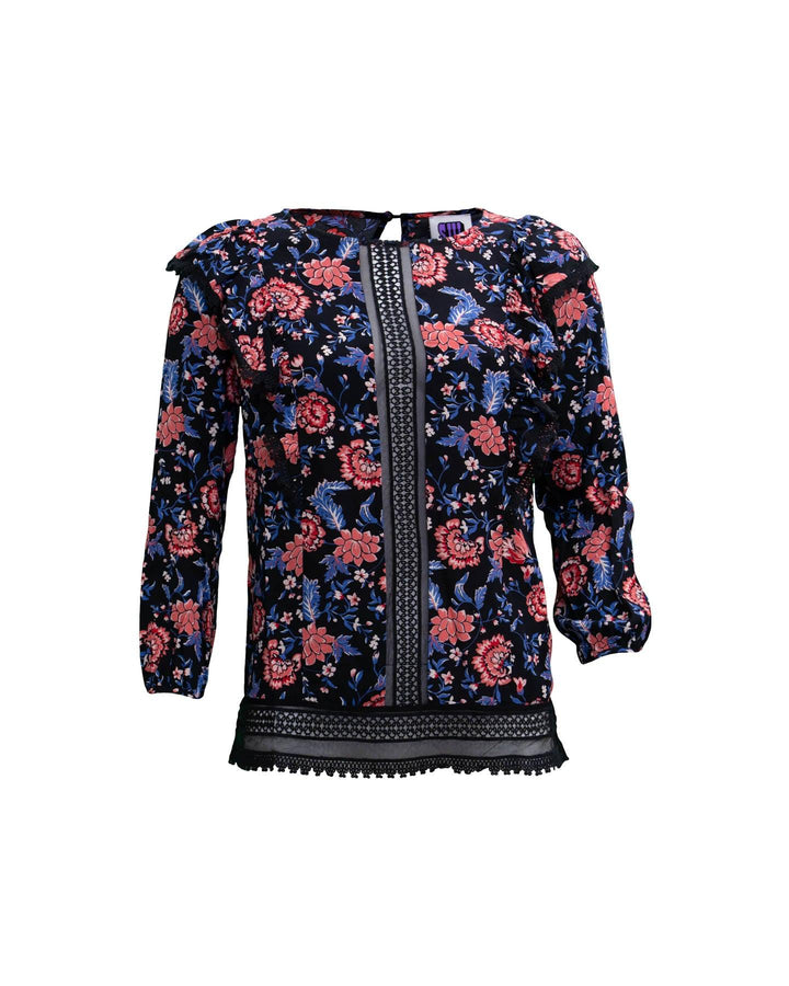 Sui by Anna Sui - Carnation Rose Print Top