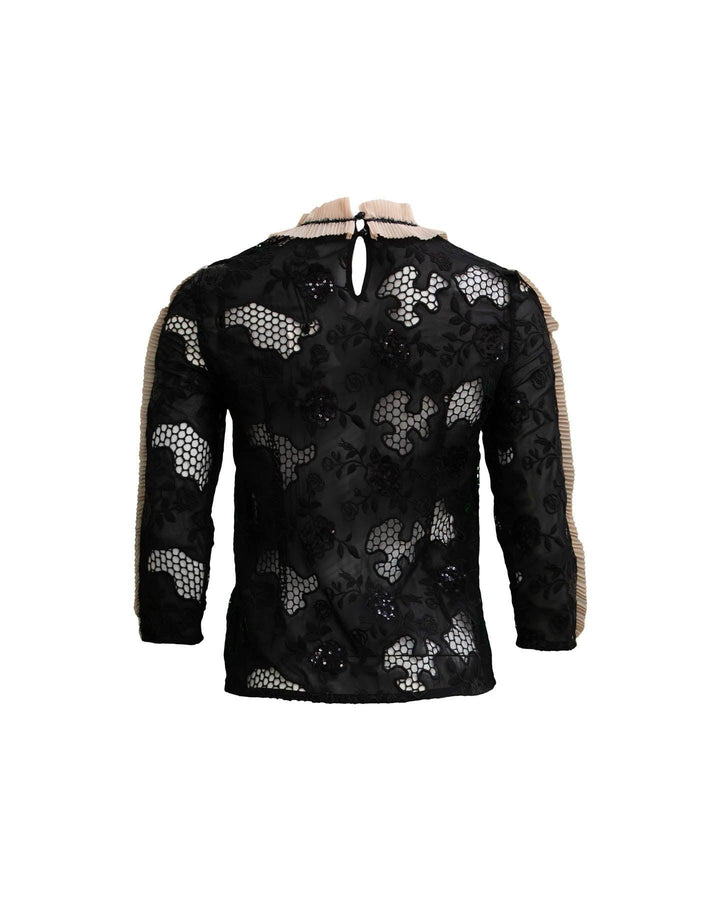 Sui by Anna Sui - Pleat Detail Lace Top