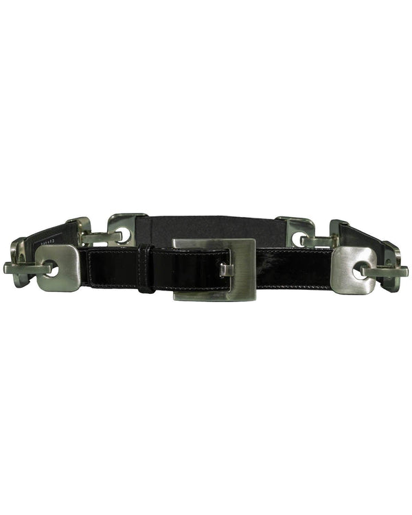 Suzi Roher - Nickel Hardware Leather Belt